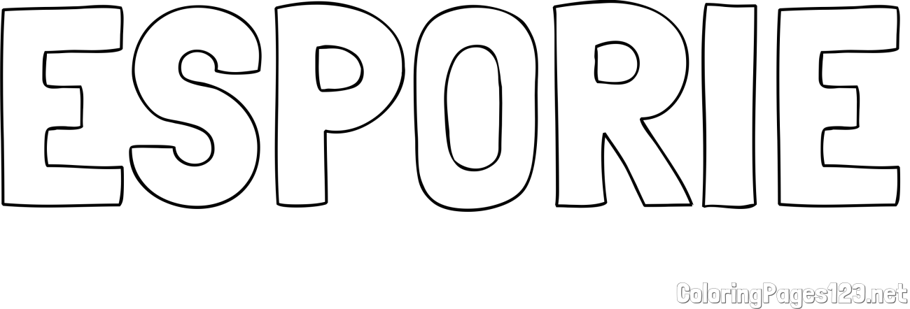 ESPORIE Coloring Page