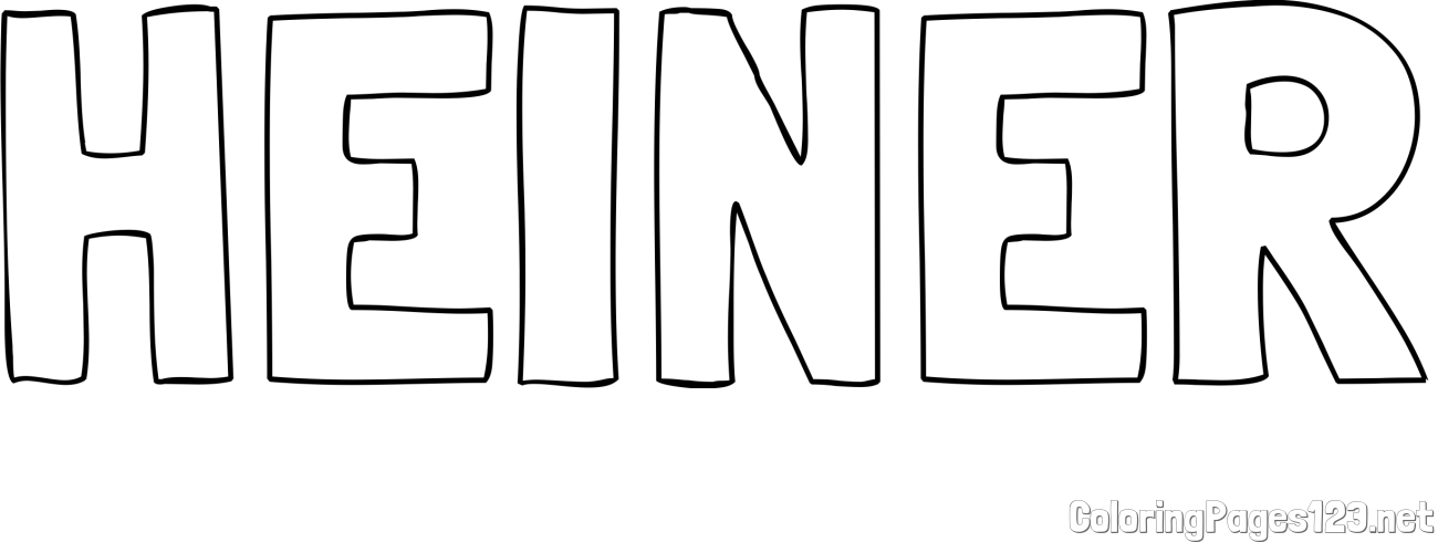 HEINER Coloring Page