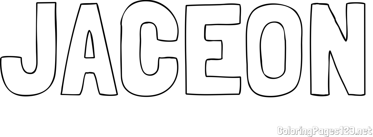 JACEON Coloring Page