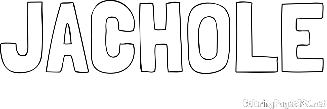 JACHOLE Coloring Page