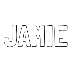 Online Created Coloring Page - JAMIE Coloring Page