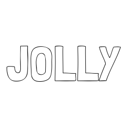 Online Created Coloring Page - JOLLY Coloring Page