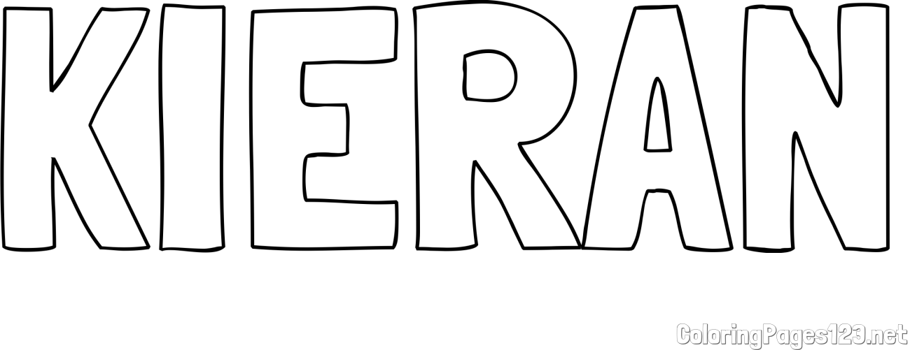 KIERAN Coloring Page