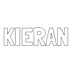 Online Created Coloring Page - KIERAN Coloring Page
