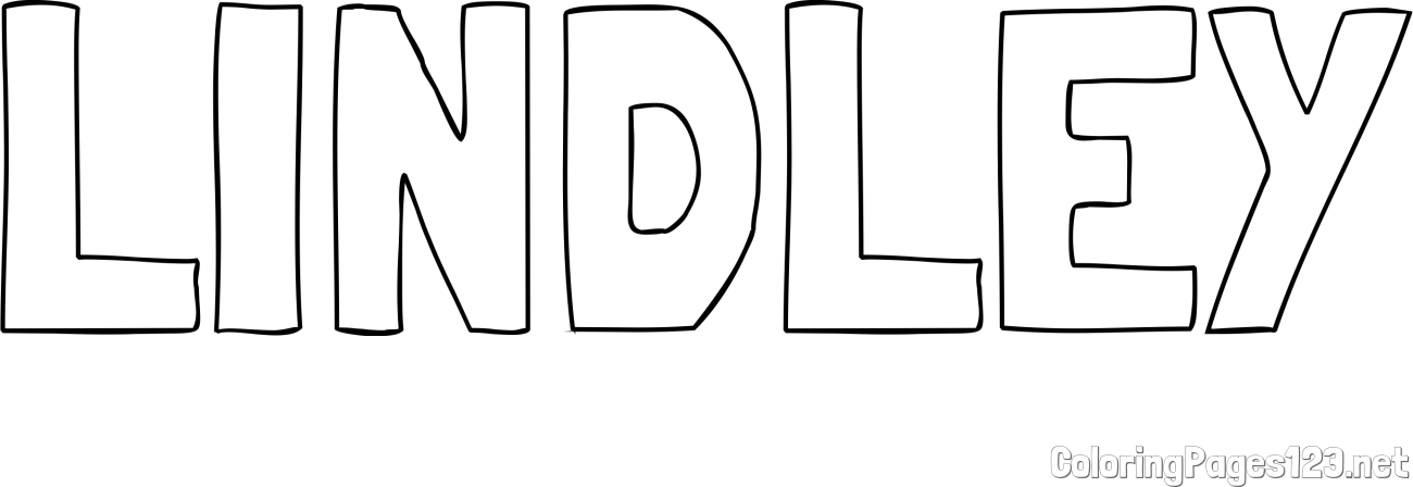 LINDLEY Coloring Page