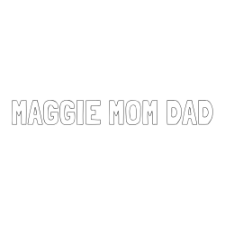 Online Created Coloring Page - MAGGIE MOM DAD Coloring Page
