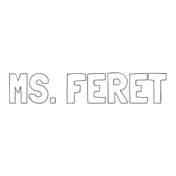 Online Created Coloring Page - MS. FERET Coloring Page