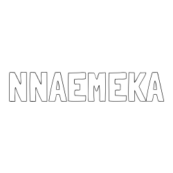 Online Created Coloring Page - NNAEMEKA Coloring Page