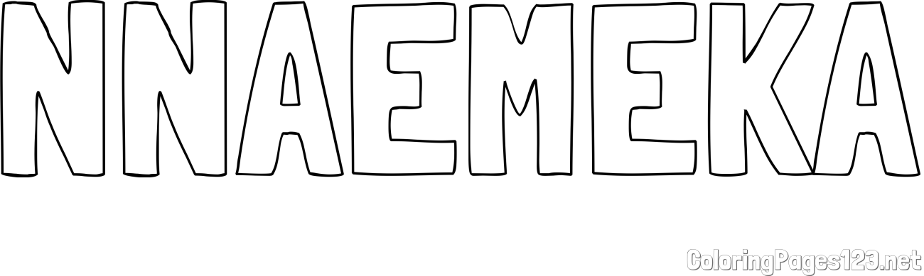 NNAEMEKA Coloring Page