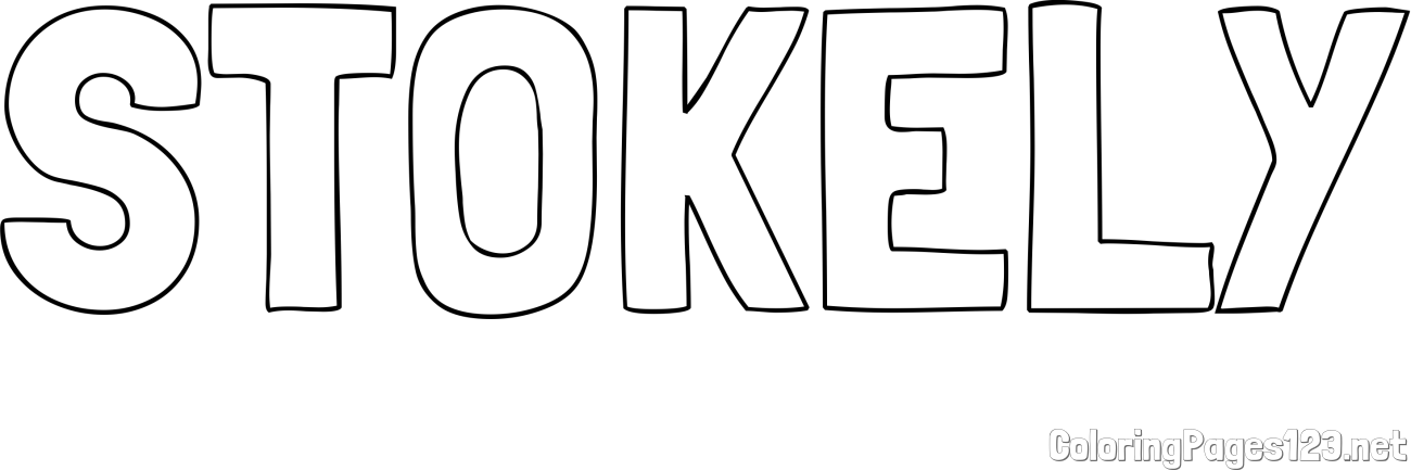 STOKELY Coloring Page