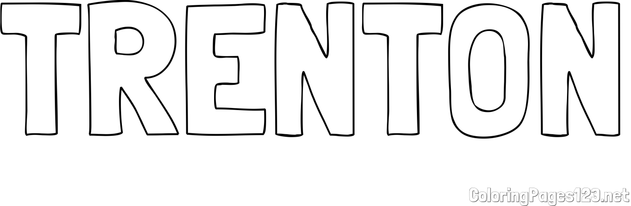 TRENTON Coloring Page