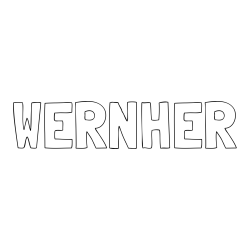 Online Created Coloring Page - WERNHER Coloring Page