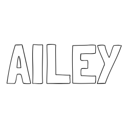 Online Created Coloring Page - AILEY Coloring Page