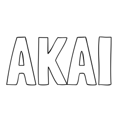 Online Created Coloring Page - AKAI Coloring Page