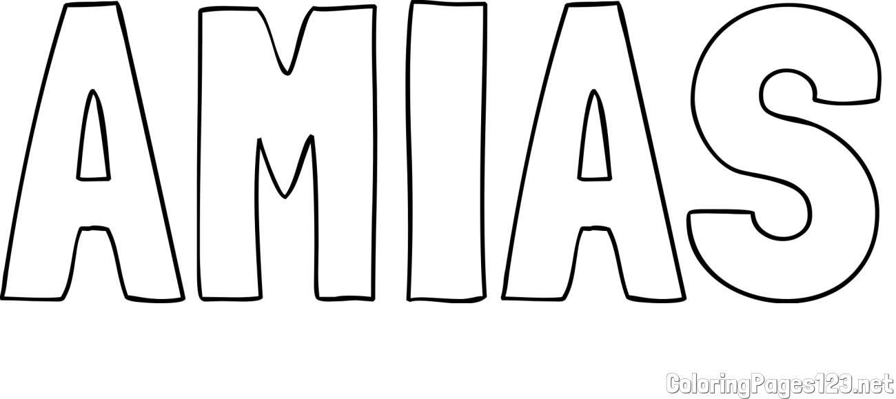 AMIAS Coloring Page