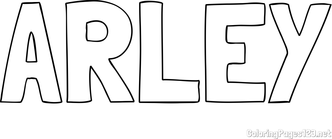ARLEY Coloring Page