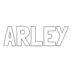 Online Created Coloring Page - ARLEY Coloring Page