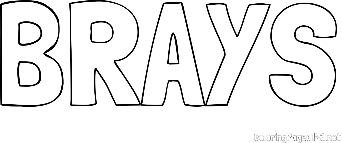 BRAYS Coloring Page