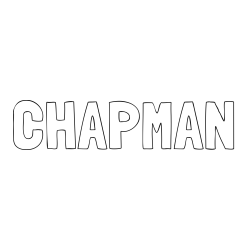Online Created Coloring Page - CHAPMAN Coloring Page