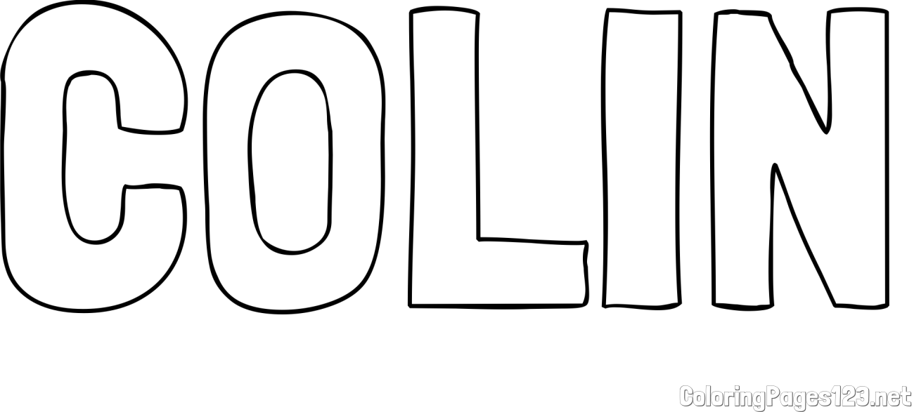 COLIN Coloring Page