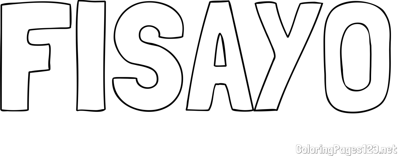 FISAYO Coloring Page