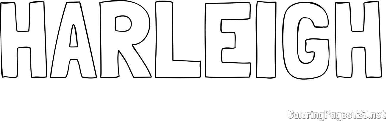 HARLEIGH Coloring Page