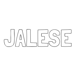 Online Created Coloring Page - JALESE Coloring Page