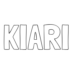 Online Created Coloring Page - KIARI Coloring Page