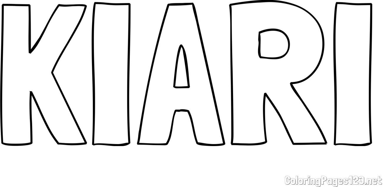 KIARI Coloring Page