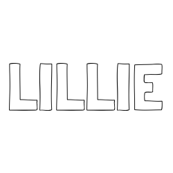 Online Created Coloring Page - LILLIE Coloring Page