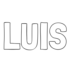 Online Created Coloring Page - LUIS Coloring Page