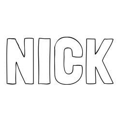 Online Created Coloring Page - NICK Coloring Page