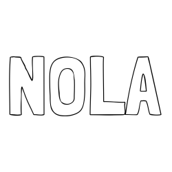 Online Created Coloring Page - NOLA Coloring Page