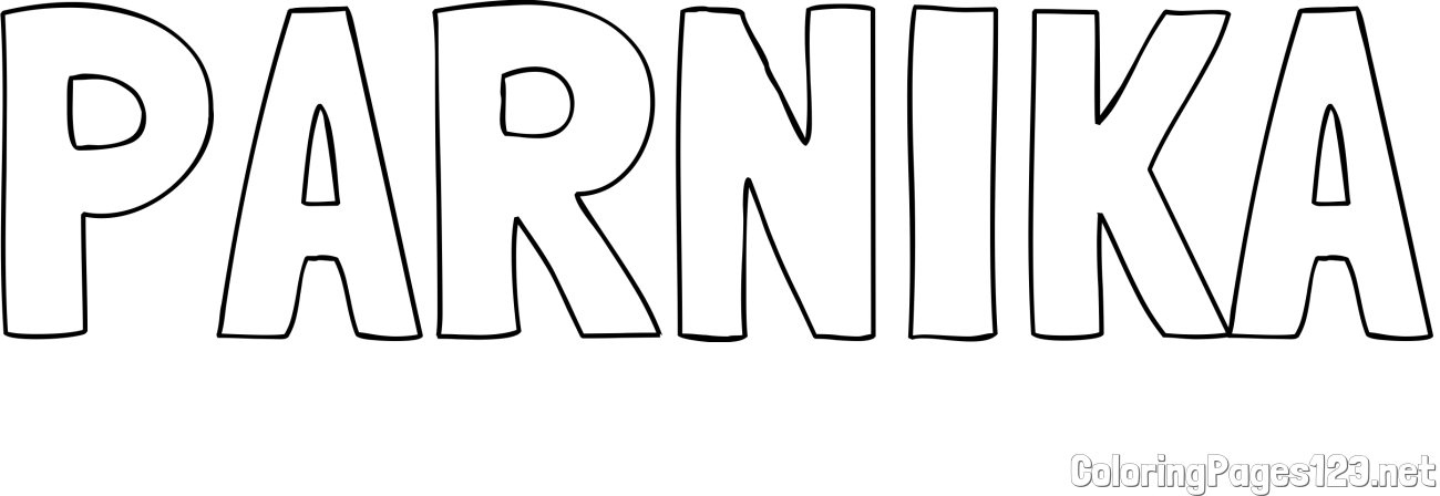 PARNIKA Coloring Page