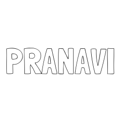 Online Created Coloring Page - PRANAVI Coloring Page