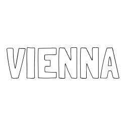Online Created Coloring Page - VIENNA Coloring Page