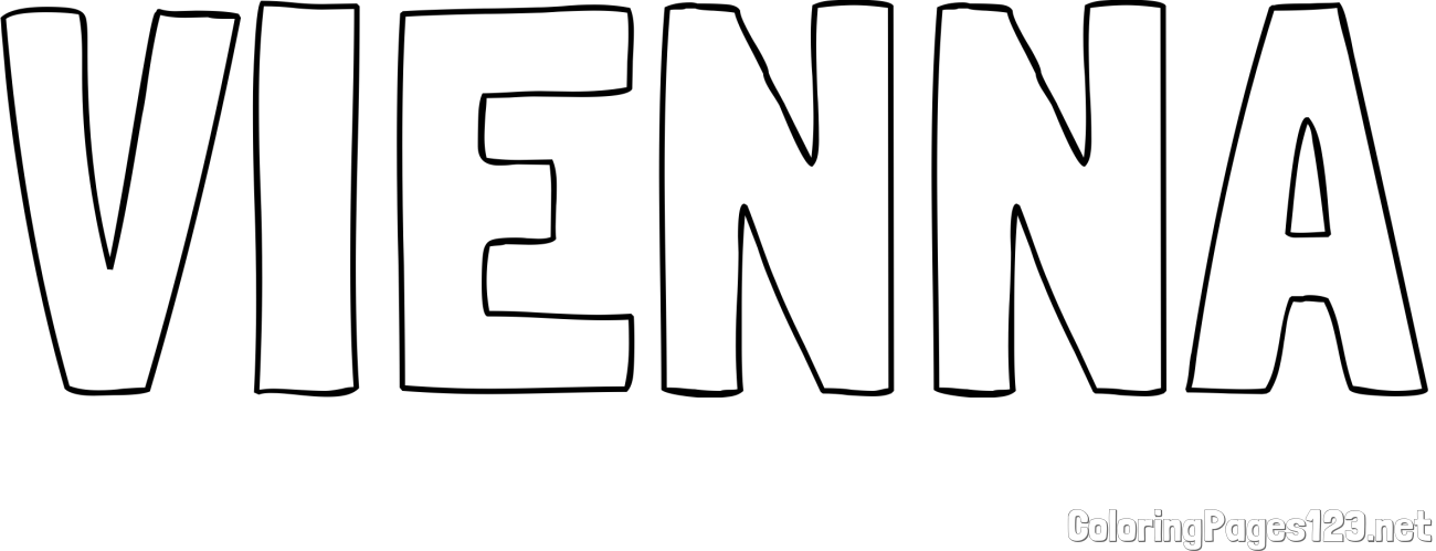VIENNA Coloring Page