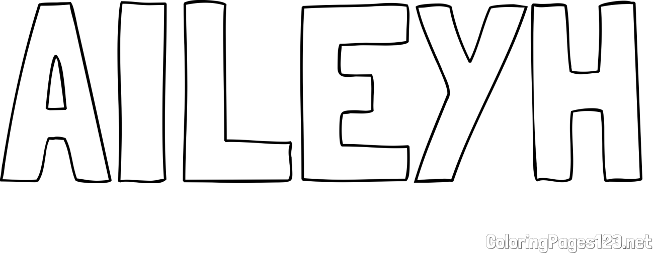 AILEYH Coloring Page