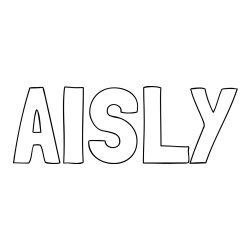 Online Created Coloring Page - AISLY Coloring Page