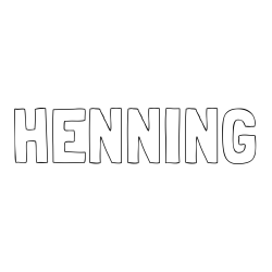 HENNING Coloring Page