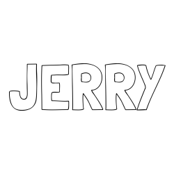 Online Created Coloring Page - JERRY Coloring Page