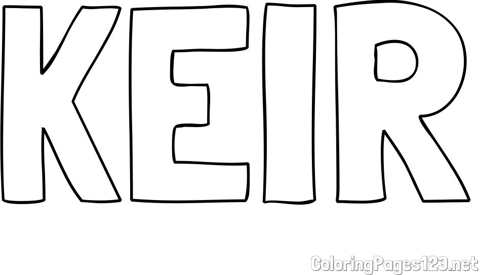 KEIR Coloring Page