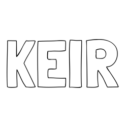 KEIR Coloring Page