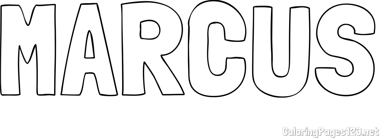 MARCUS Coloring Page