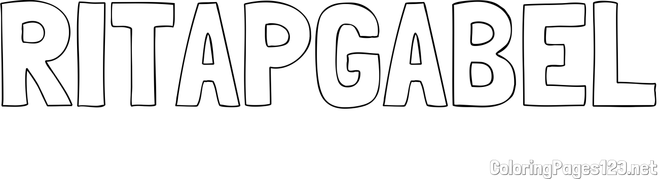RITAPGABEL Coloring Page