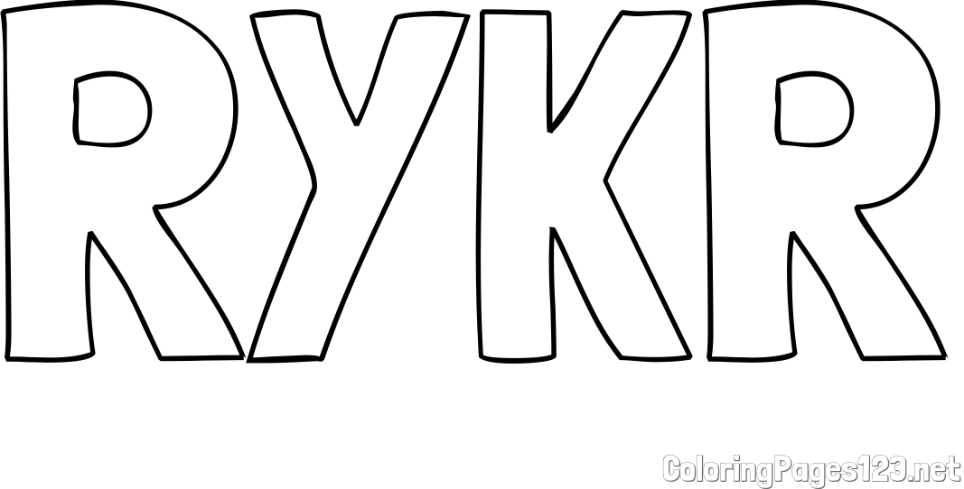RYKR Coloring Page
