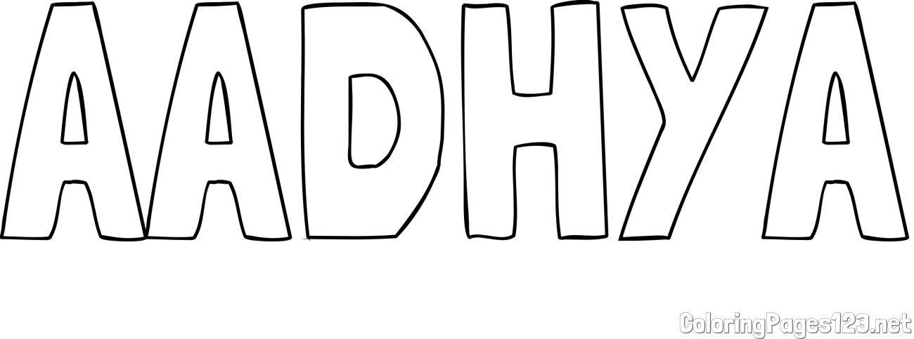 AADHYA Coloring Page