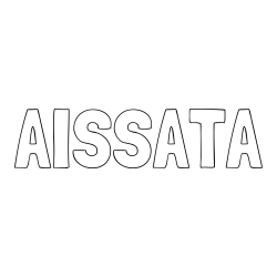 Online Created Coloring Page - AISSATA Coloring Page