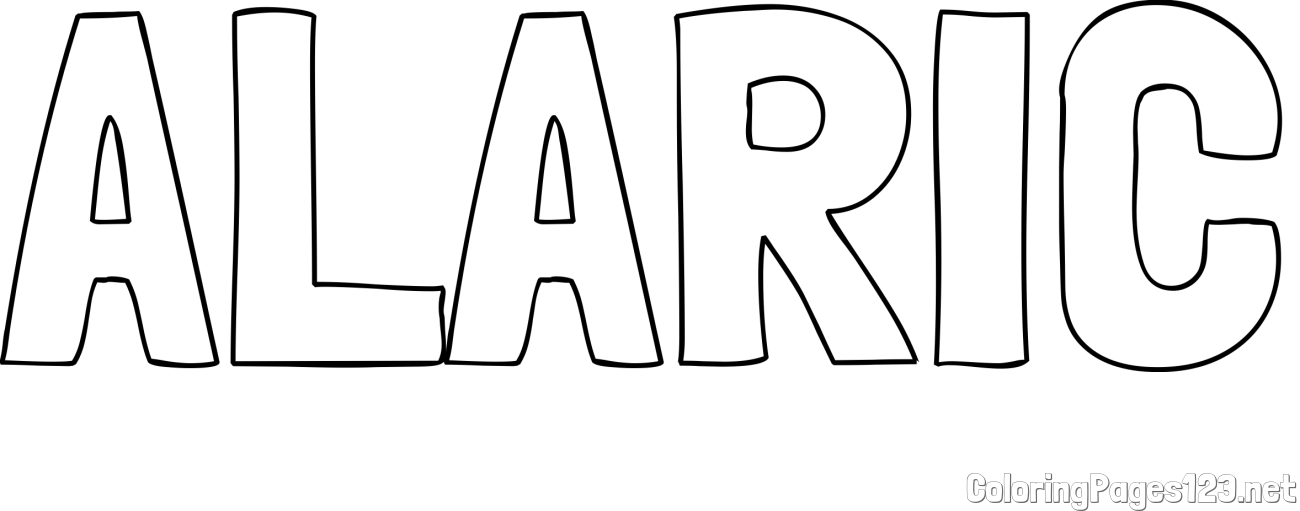 ALARIC Coloring Page