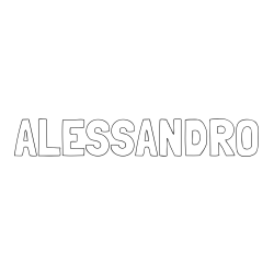 Online Created Coloring Page - ALESSANDRO Coloring Page